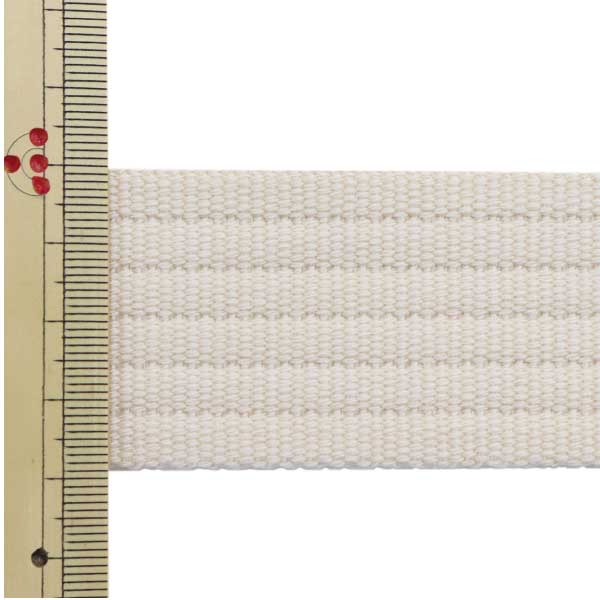 [Aus Quantität 5] Handwerk "Tape" CALL Webband Breite ca. 3,8 cm off-weiße TPC38-L "