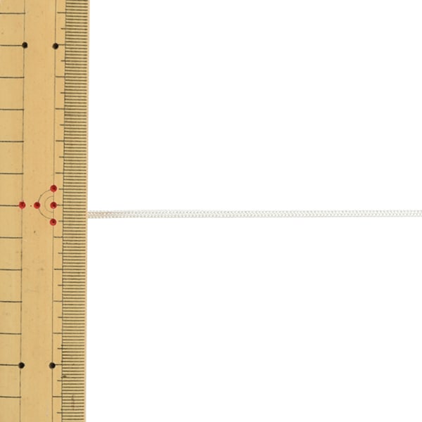 [De la quantité 5] Cordon d'artisanat "Largeur de code H-1100 environ 2 mm 1ère couleur "