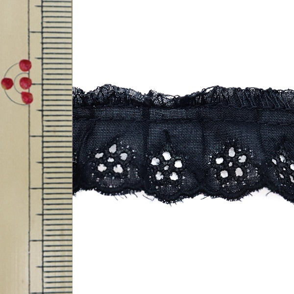 [From quantity 5] Lace "Cotton frill width about 2cm 4712F-4"