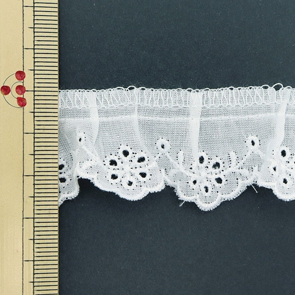 [From quantity 5] Race "Cotton frill width about 3cm 2nd color 5150F-2"