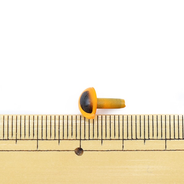 手芸 目 パーツ 『キャッツアイ イエロー 7.5mm 8個入り B1-JA(a22