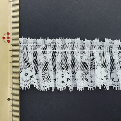 [수량 5에서] 레이스 "Russell Frills 2nd Color 2 -White YD01788"