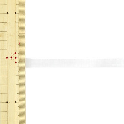 [De la quantité 5] Ruban d'artisanat "Largeur d'alésage d'environ 1,2 cm de blanc"