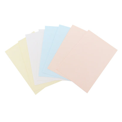 Push flower material "Japanese paper postcard 4 colors with 8 pieces KT553"