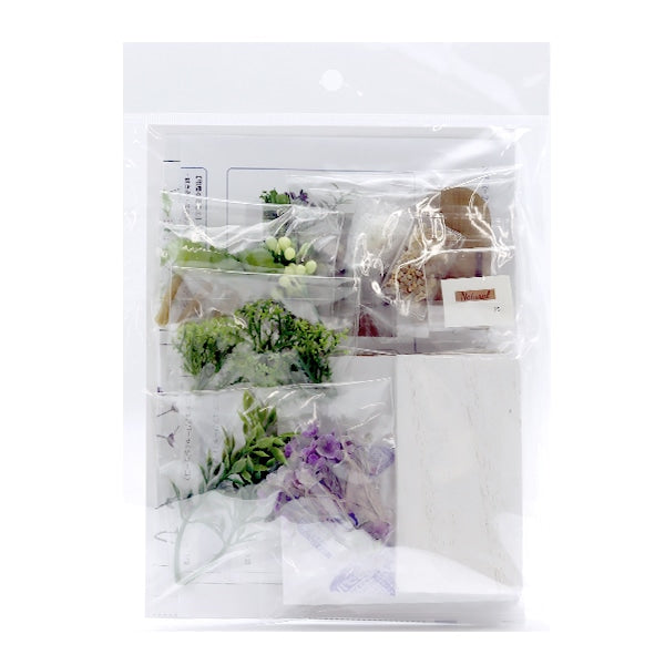 Artificial flower kit "Home Deco Miniature Garden Set Delivery NTR-25" Eruberu Elbert