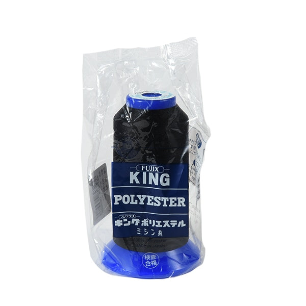 Sewing machine thread "King Polyester #60 3000m Black" FUJIX Fujix