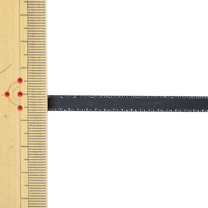リボン 『メタリックエッジサテンリボン 58802 6mm幅×5m 一反売り 30番色』