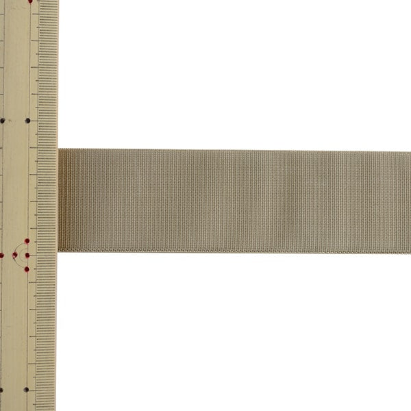[Aus Menge 5] Handwerkband "West Reversible Stretch Tape 142 Light Beige 114-350"