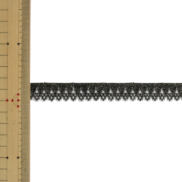 [Dalla quantità 5] nastro ribon in pizzo "Gara chimica metallica 61712CK 3" MOKUBA WOOSCORE MOKUBA