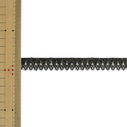 [Dalla quantità 5] nastro ribon in pizzo "Gara chimica metallica 61712CK 3" MOKUBA WOOSCORE MOKUBA