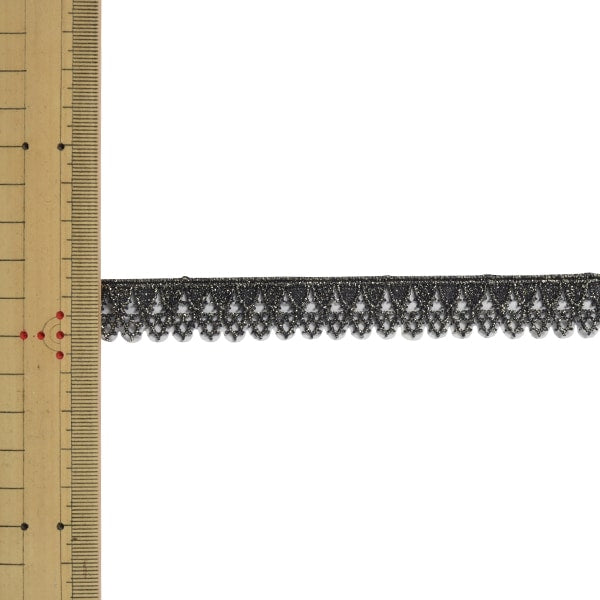 [De la cantidad 5] Cinta de ribona de la carrera "Lace químico metálico 61712ck 4" MOKUBA MADER CABALLO