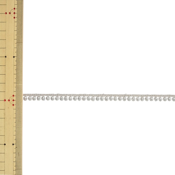 [Desde la cantidad 5] Cinta de ribona de encaje "Lace químico metálico 61721K 00 Derecha" Mokuba Wood Horse