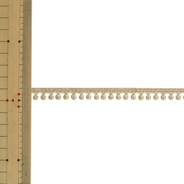 [De la cantidad 5] Cinta de ribona de encaje "Lace químico metálico 61724K 00 Color" Mokuba Wood Caballo