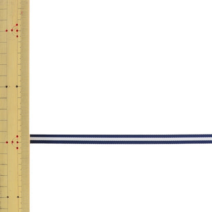 [来自数量5] 丝带 “条纹格洛格林丝带 宽度约9mm 1st颜色SIC-1000]