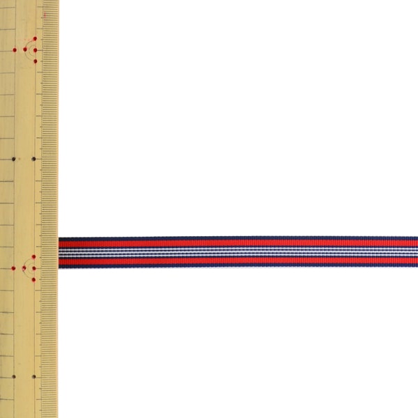 [来自数量5] 丝带 “条纹格洛格林丝带 宽度约1.5厘米，第4颜色SIC-1001]