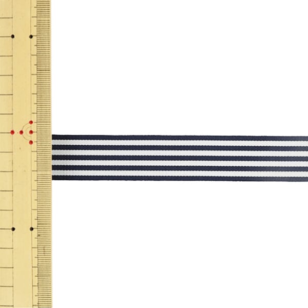 [Из количества 5] Лента "Полосатый ГлоглинЛента Ширина около 2,5 см 6-й цвет SIC-1122"