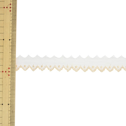 [De quantité 5] ruban de dentelle rubon "en dentelle en tulle métallique 62418K 00 Couleur" Mokuba Wood Horse