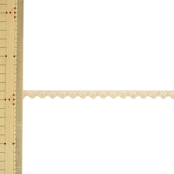 [De la cantidad 5] Cinta de ribona de encaje "Tensión metálica Lace 65202K 34 Color" Mokuba Wood Horse