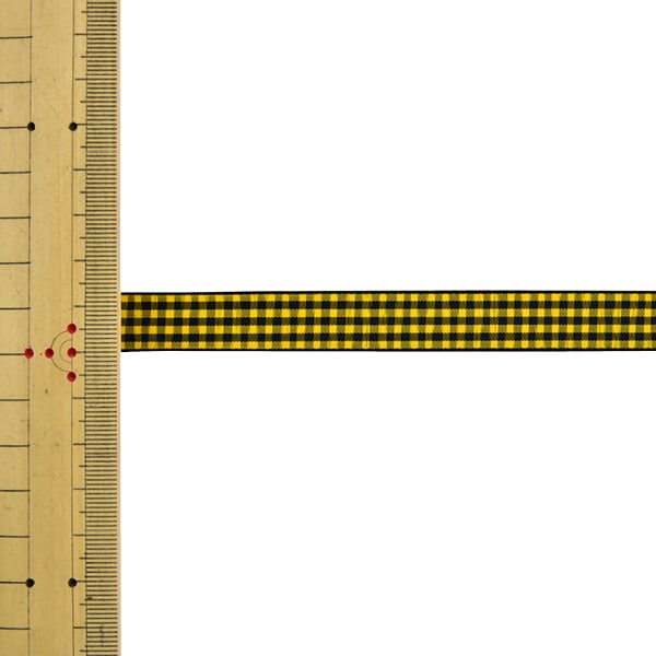 [From quantity 5] Ribbon "checkRibbon 4091K 5th color] mokuba wood horse