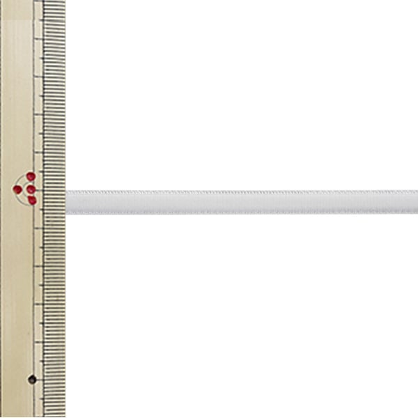 [来自数量5] 丝带 “双面天鹅绒丝带 4000k宽度约为6mm 00 00颜色白色] Mokuba木马