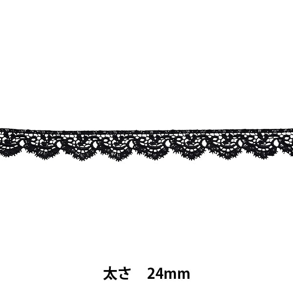 [Aus Menge 5] Rasse "Chemical Embroydary Spitzenbreite ca. 2,4 cm 50 Nr. SIC-7508"