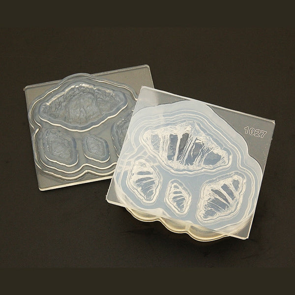 قالب راتنج الطين `` قالب مجوهرات الطين قطع الكرواسون قالب ثلاثي الأبعاد 1027 '' صن كوجيو