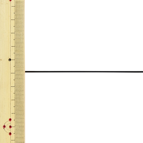 【数量5から】 手芸ひも 『レザーテープ 幅約1mm 7番色 黒 L-120』