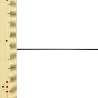 【数量5から】 手芸ひも 『レザーテープ 幅約1mm 7番色 黒 L-120』