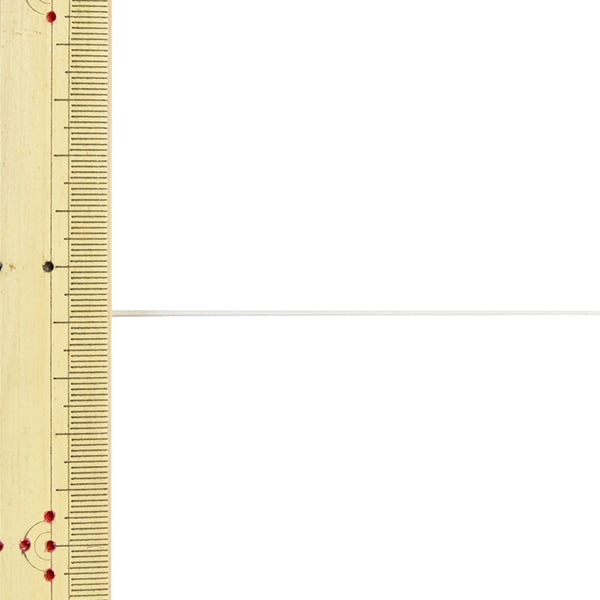 【数量5から】 手芸ひも 『レザーテープ 幅約1mm 10番色 白 L-120』