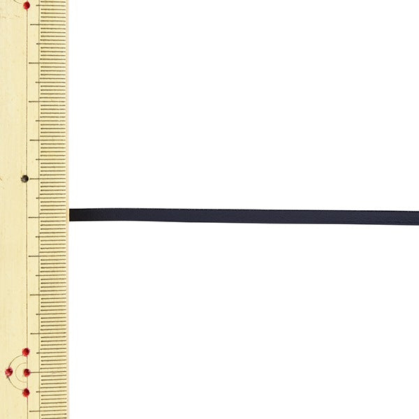 【数量5から】 手芸ひも 『レザーテープ 幅約4mm 3番色 紺 L-120』