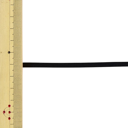 【数量5から】 手芸ひも 『レザーテープ 幅約4mm 7番色 黒 L-120』