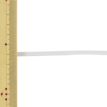 【数量5から】 手芸ひも 『レザーテープ 幅約4mm 10番色 白 L-120』