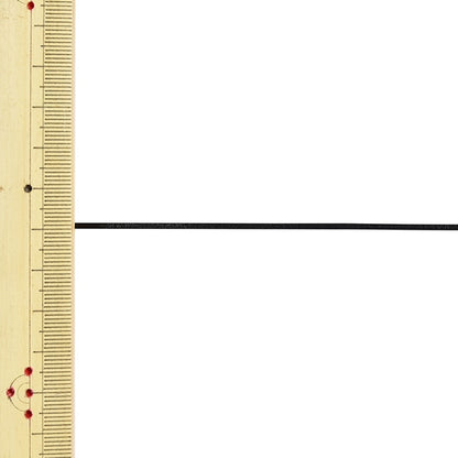 【数量5から】 手芸ひも 『レザーテープ 幅約1.5mm 7番色 黒 L-120』