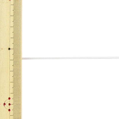 【数量5から】 手芸ひも 『レザーテープ 幅約1.5mm 10番色 白 L-120』