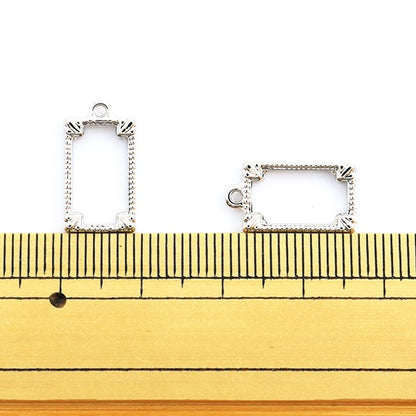 Resin Parts "Resin frame Square Silver 2 pieces No.121"