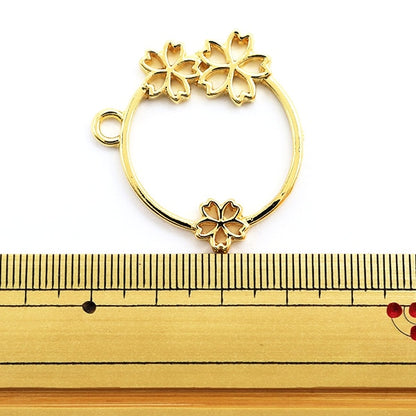 Handicraft bracket "Flower frame large gold 1 piece No.946"