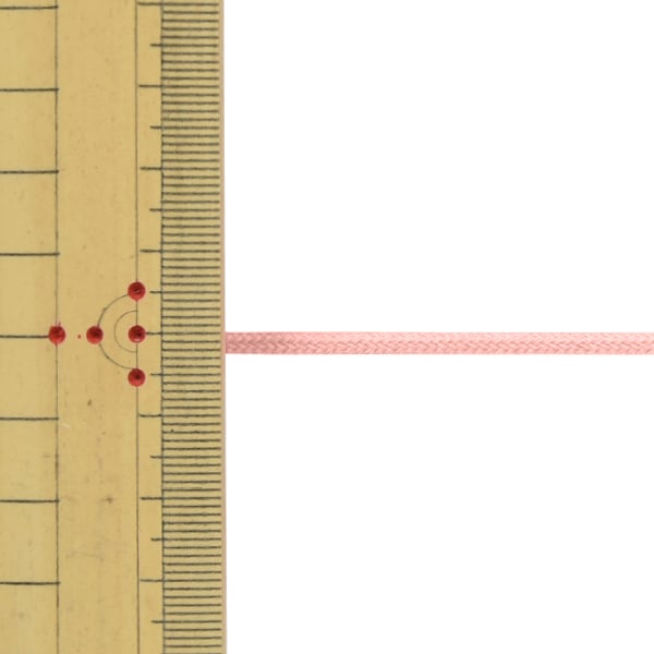 [수량 5에서] 수공예 끈 『컬러 끈 너비 약 3mm 50 컬러 100-50 "