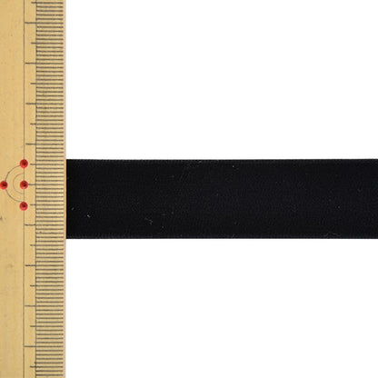 Ribbon "velvetRibbon 19mm width x about 3m volume 030 number black "