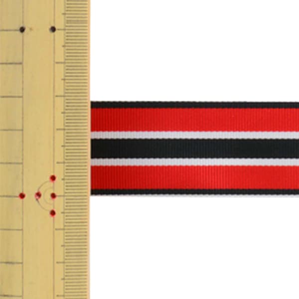 [来自数量5] 丝带 “条纹格洛格林丝带 宽度约3厘米1st颜色SIC-1002]