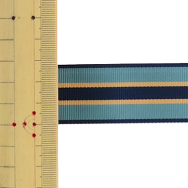[来自数量5] 丝带 “条纹格洛格林丝带 宽度约3厘米14颜色SIC-1002]
