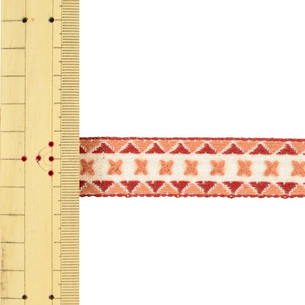 【数量5から】 手芸テープ 『麻混エンブリボン 025番色 144-7266-025』 DARIN ダリン