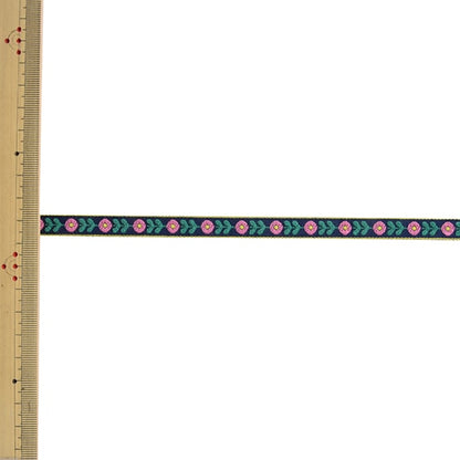 [From quantity 5] HandicraftTrim "Tyrol Tape 5166Y Width about 1.3cm 2" mokuba wood horse