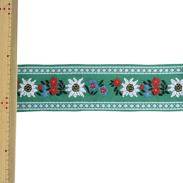 [From quantity 5] HandicraftTrim "Tyrol Tape 5263Y Width about 5.5cm 4th color" mokuba wood horse