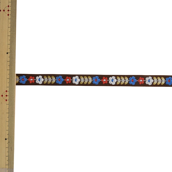 [From quantity 5] HandicraftTrim "Tyrol Tape 5296Y Width about 1.5cm 3rd color" mokuba wood horse