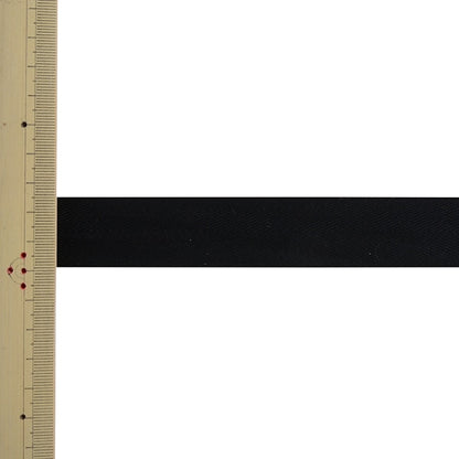 [De la cantidad 5] Cinta de artesanía "Polyester Sugi Aya Tape Ancho 2.5cm 005 Color Negro 137-50200525" Darin Darin