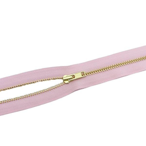 【お知らせ】金色のファスナー入荷しました。 ファスナー 『No.4金属ゴールドオープン 50cm 512』 YKK ワイケーケー