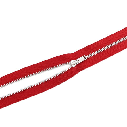 Fermeture éclair "No.4 Metal Silver Open 100cm 519" YKK