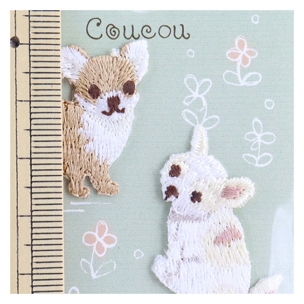 Patch "Coucou (Couku) Chihuahua H457-878" Hamanaka