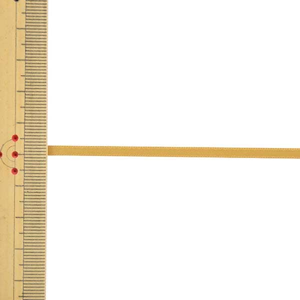 丝带“ 1抗撒油双面缎带宽度约3mm x约10m卷ocher”