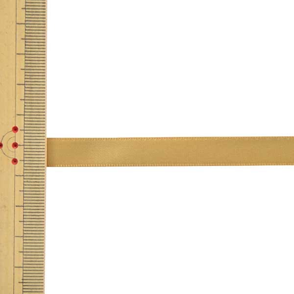 Ribbon "1 anti -sale double -sided satinRibbon Width about 9mm x about 10m rolled ocher "